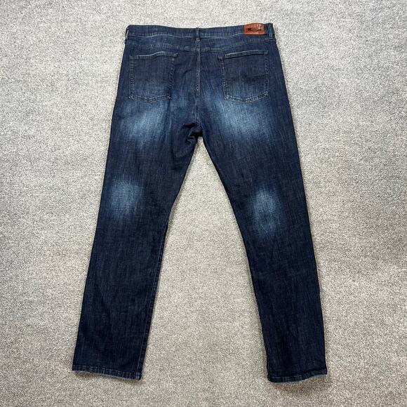 Joseph Abboud Jeans Mens 40 Dark Wash Athletic Fit Straight Leg Stretch Denim - Picture 9 of 12